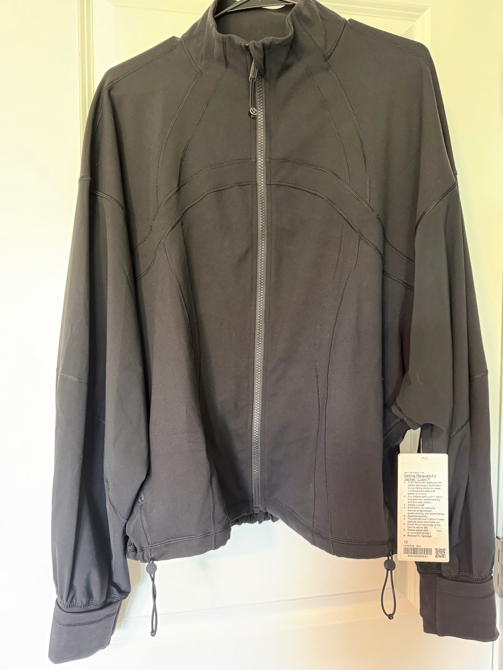 lululemon Define Relaxed-Fit Jacket *Luon Black Size 12 NWT* - Picture 6 of 12